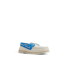 Authentic Original™ 2-Eye Boat Shoe White Blue | Sperry Boat Shoes