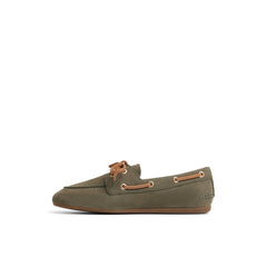 Sperry x Aritzia Slim Boat Shoe Olive | Sperry Boat Shoes