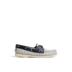 Authentic Original™ 2 Eye Boat Shoe White/Navy Women's Women | Sperry Boat Shoes