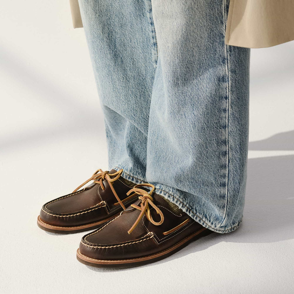 Authentic Original™ 2 Eye Ripple Boat Shoe Amaretto | Sperry Boat Shoes