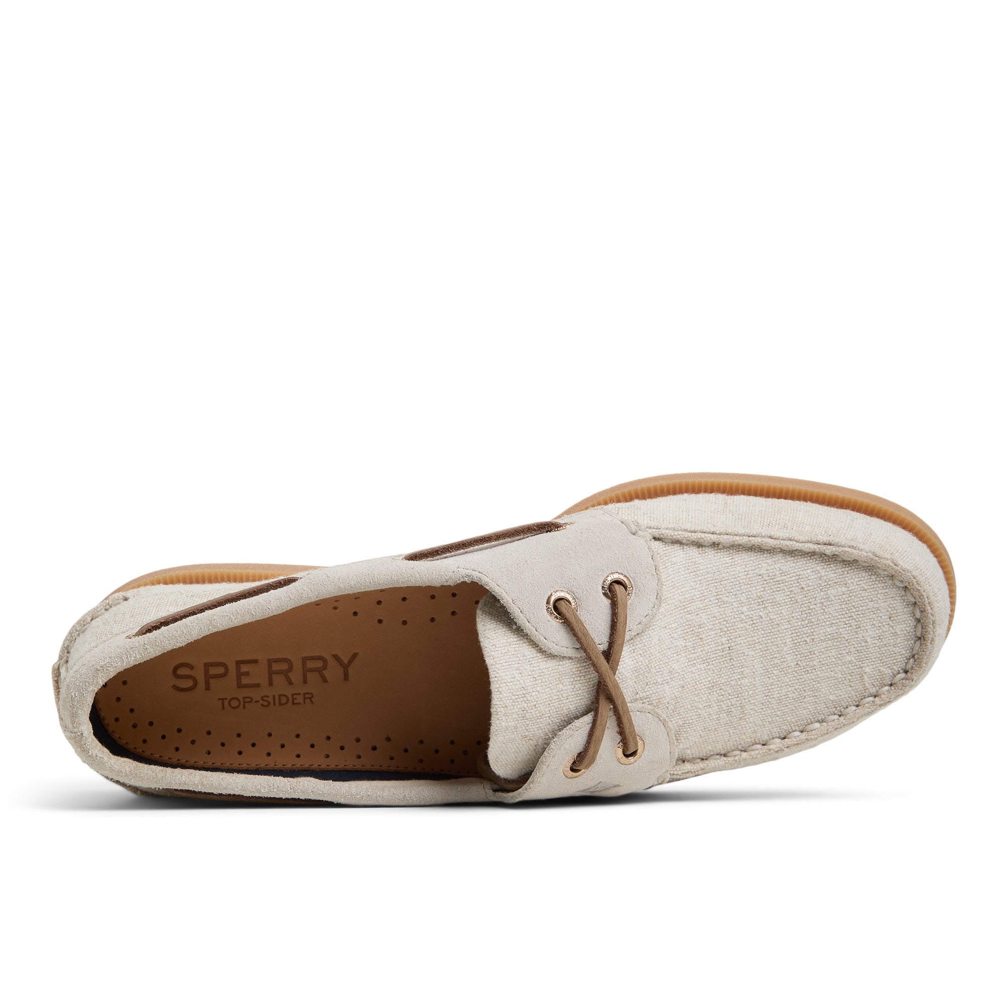 Authentic Original™ 2-Eye Boat Shoe Light Beige | Sperry Boat Shoes