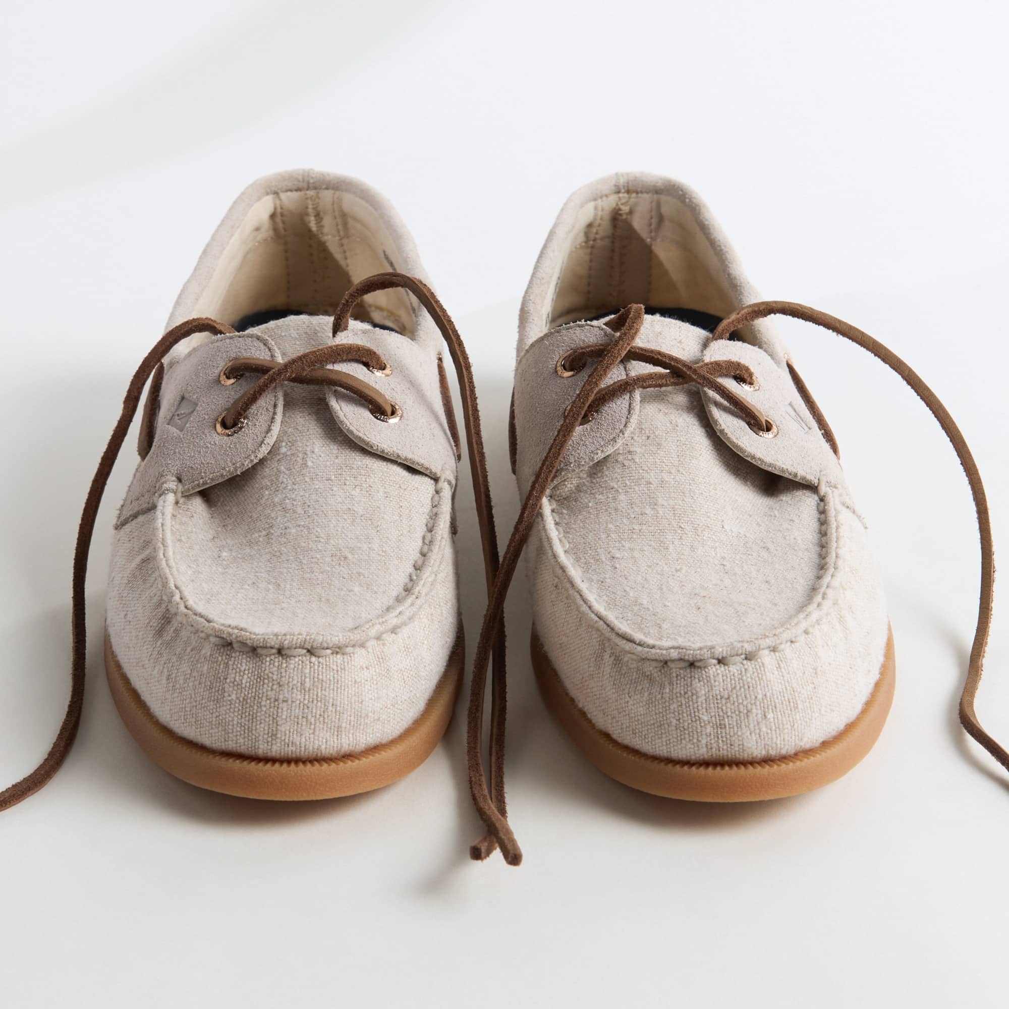 Authentic Original™ 2-Eye Boat Shoe Light Beige | Sperry Boat Shoes