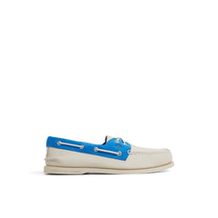 Authentic Original™ 2-Eye Boat Shoe White Blue | Sperry Boat Shoes