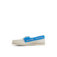 Authentic Original™ 2-Eye Boat Shoe White Blue | Sperry Boat Shoes