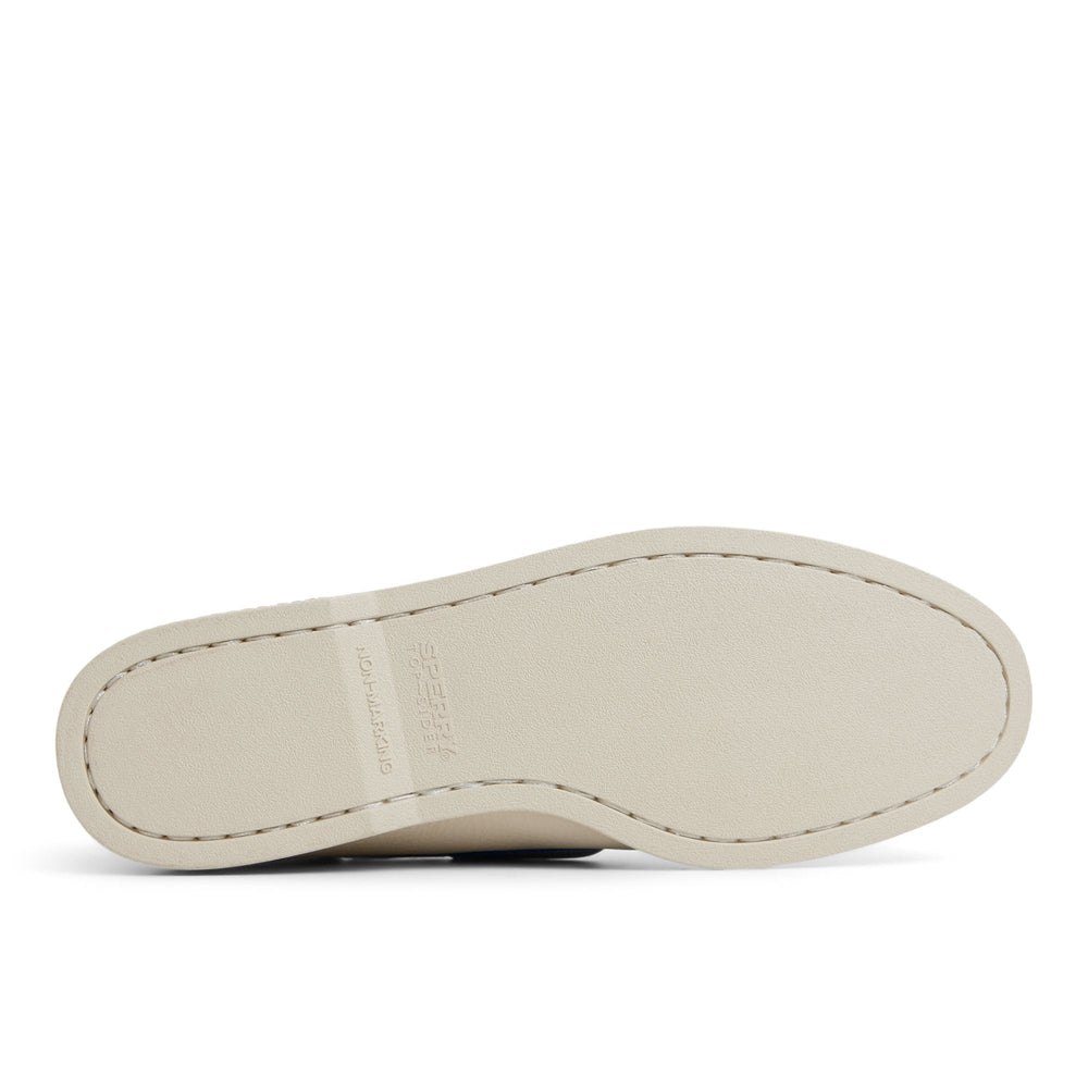 Authentic Original™ 2-Eye Boat Shoe White Blue | Sperry Boat Shoes
