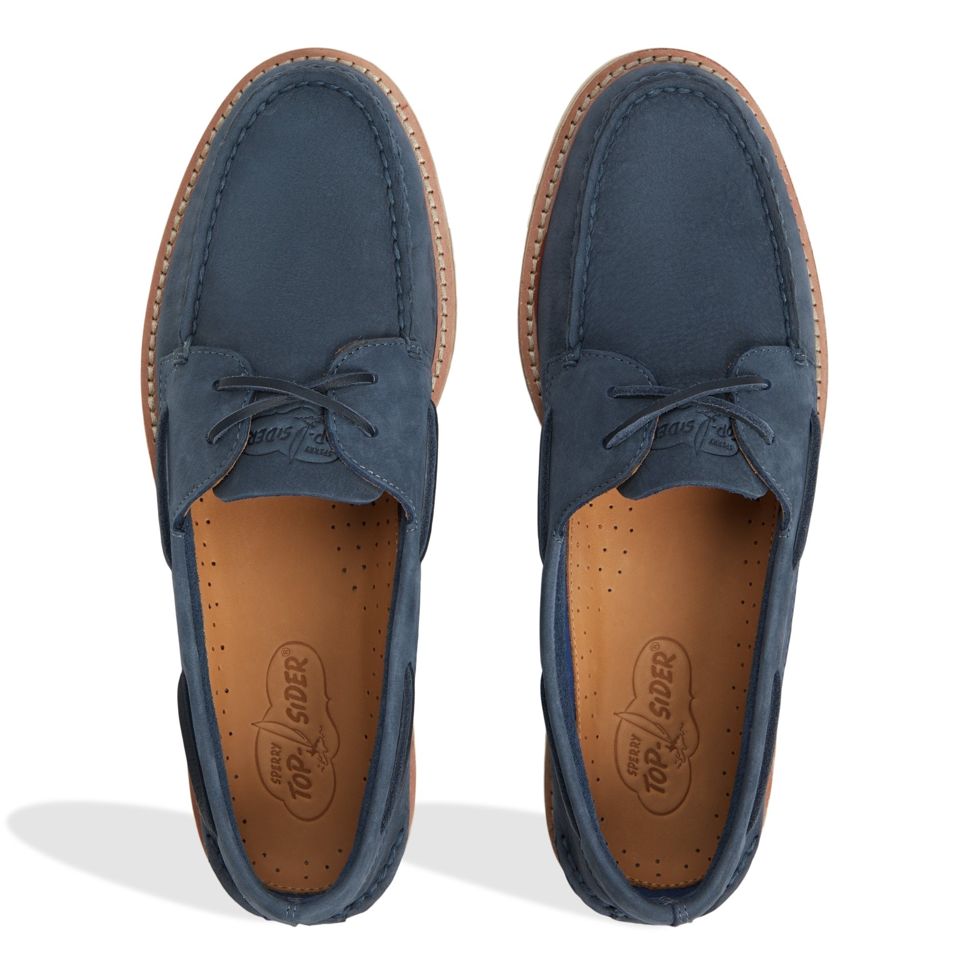 Authentic Original™ 2-Eye Lite Boat Shoeripple Dust Blue Men's Leather | Sperry Boat Shoes
