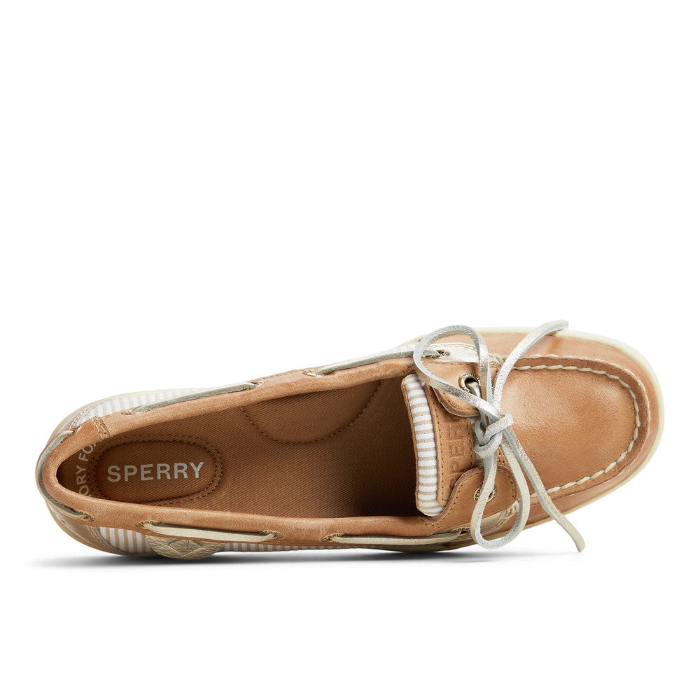 Angelfish 1 Eye Boat Shoe Light Beige | Sperry Boat Shoes