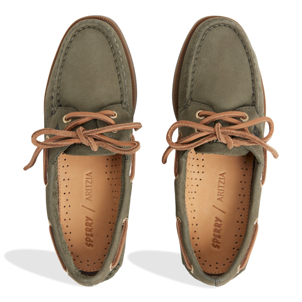 Sperry x Aritzia Authentic Original™ 2-Eye Boat Shoe Olive | Sperry Boat Shoes