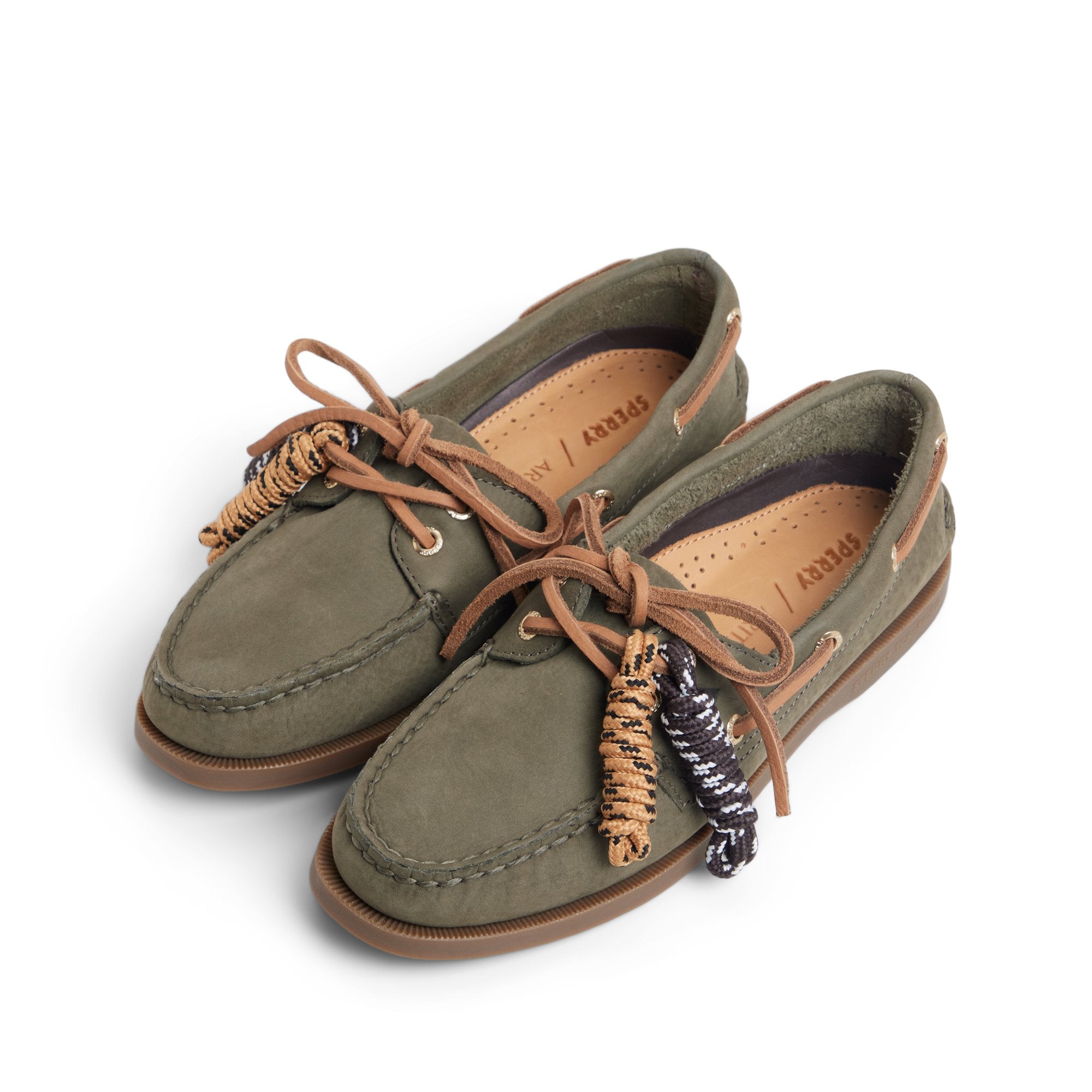 Sperry x Aritzia Authentic Original™ 2-Eye Boat Shoe Olive | Sperry Boat Shoes