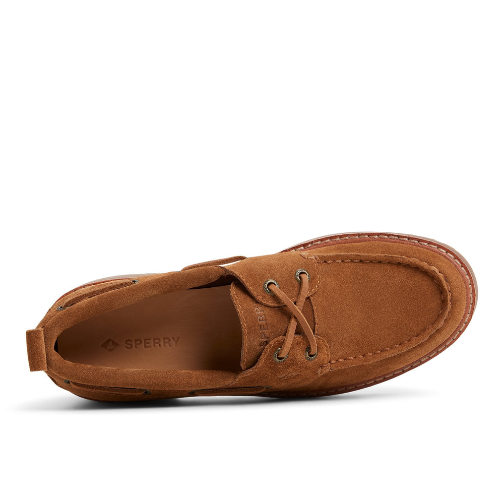 Authentic Original™ Lug 2-Eye Boat Shoe Tan | Sperry Boat Shoes