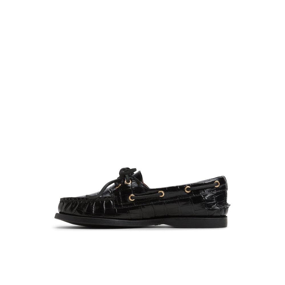 Authentic Original™ 2 Eye Boat Shoe Black | Sperry Boat Shoes