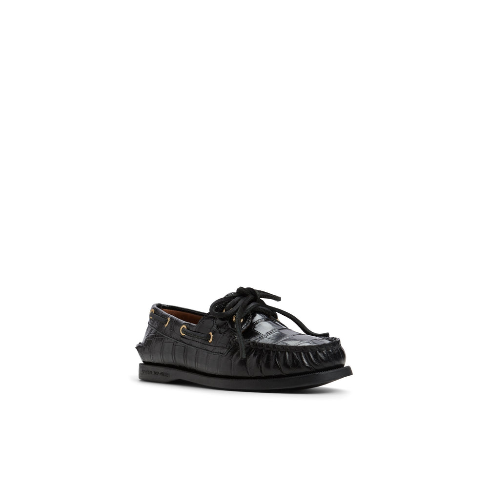 Authentic Original™ 2 Eye Boat Shoe Black | Sperry Boat Shoes