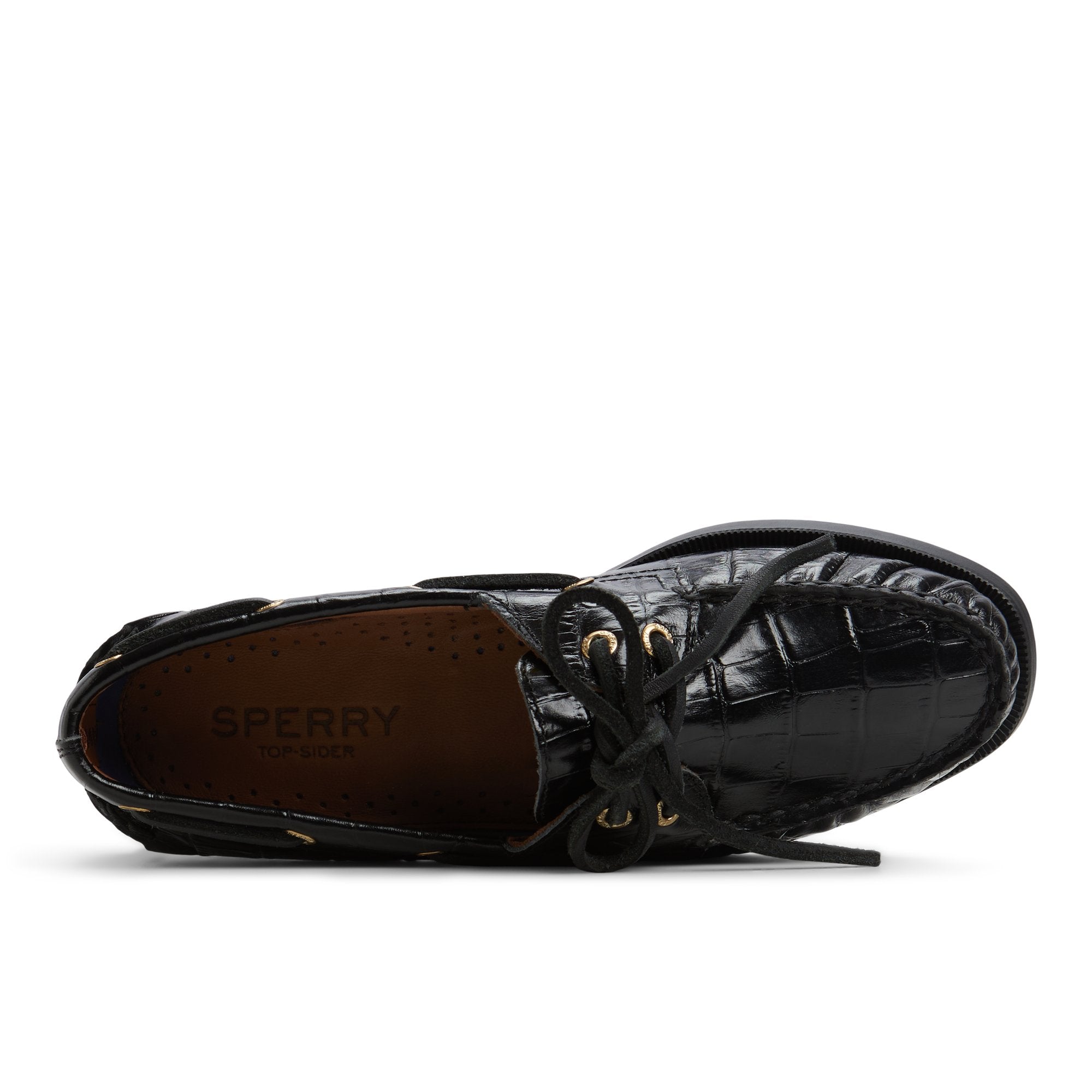 Authentic Original™ 2 Eye Boat Shoe Black | Sperry Boat Shoes