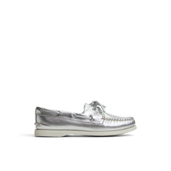 Authentic Original™ 2 Eye Boat Shoe Silver Women's Leather | Sperry Boat Shoes