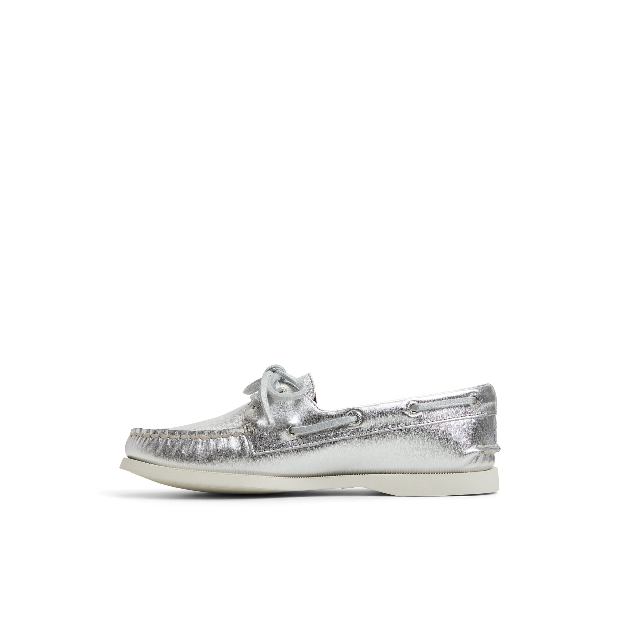 Authentic Original™ 2 Eye Boat Shoe Silver Women's Leather | Sperry Boat Shoes