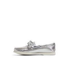 Authentic Original™ 2 Eye Boat Shoe Silver Women's Leather | Sperry Boat Shoes