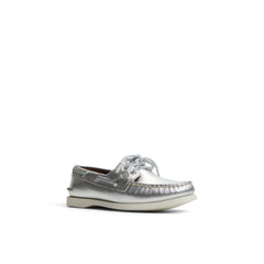 Authentic Original™ 2 Eye Boat Shoe Silver Women's Leather | Sperry Boat Shoes