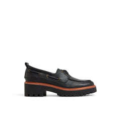 Authentic Original™ Lug 2-Eye Boat Shoe Black | Sperry Boat Shoes