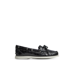 Authentic Original™ 1 Eye Boat Shoe Black Women's Leather | Sperry Boat Shoes