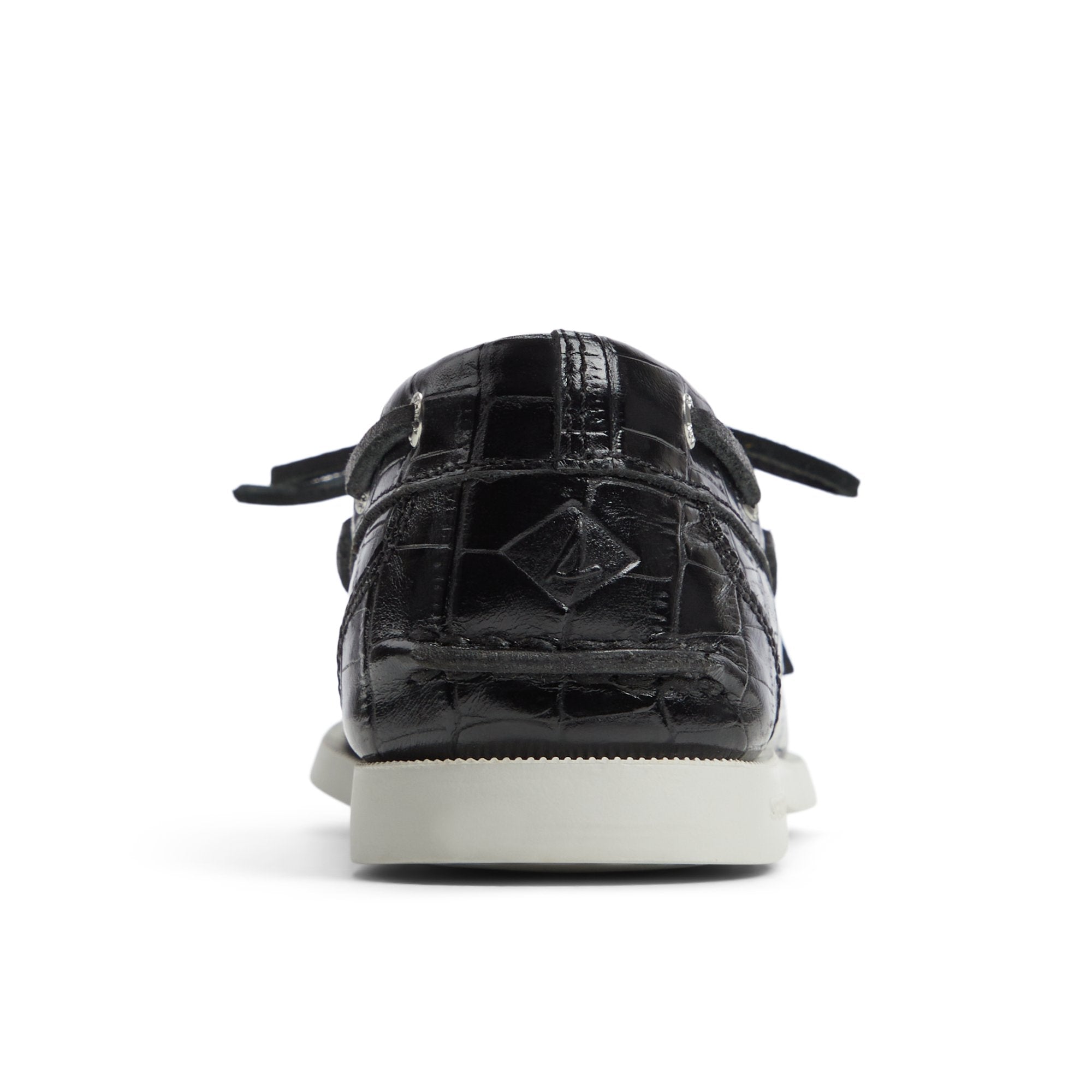 Authentic Original™ 1 Eye Boat Shoe Black Women's Leather | Sperry Boat Shoes