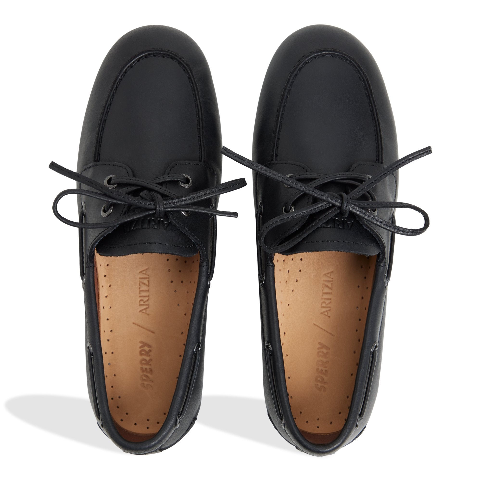 Sperry x Aritzia Slim Boat Shoe Black | Sperry Boat Shoes