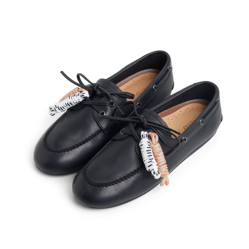 Sperry x Aritzia Slim Boat Shoe Black | Sperry Boat Shoes