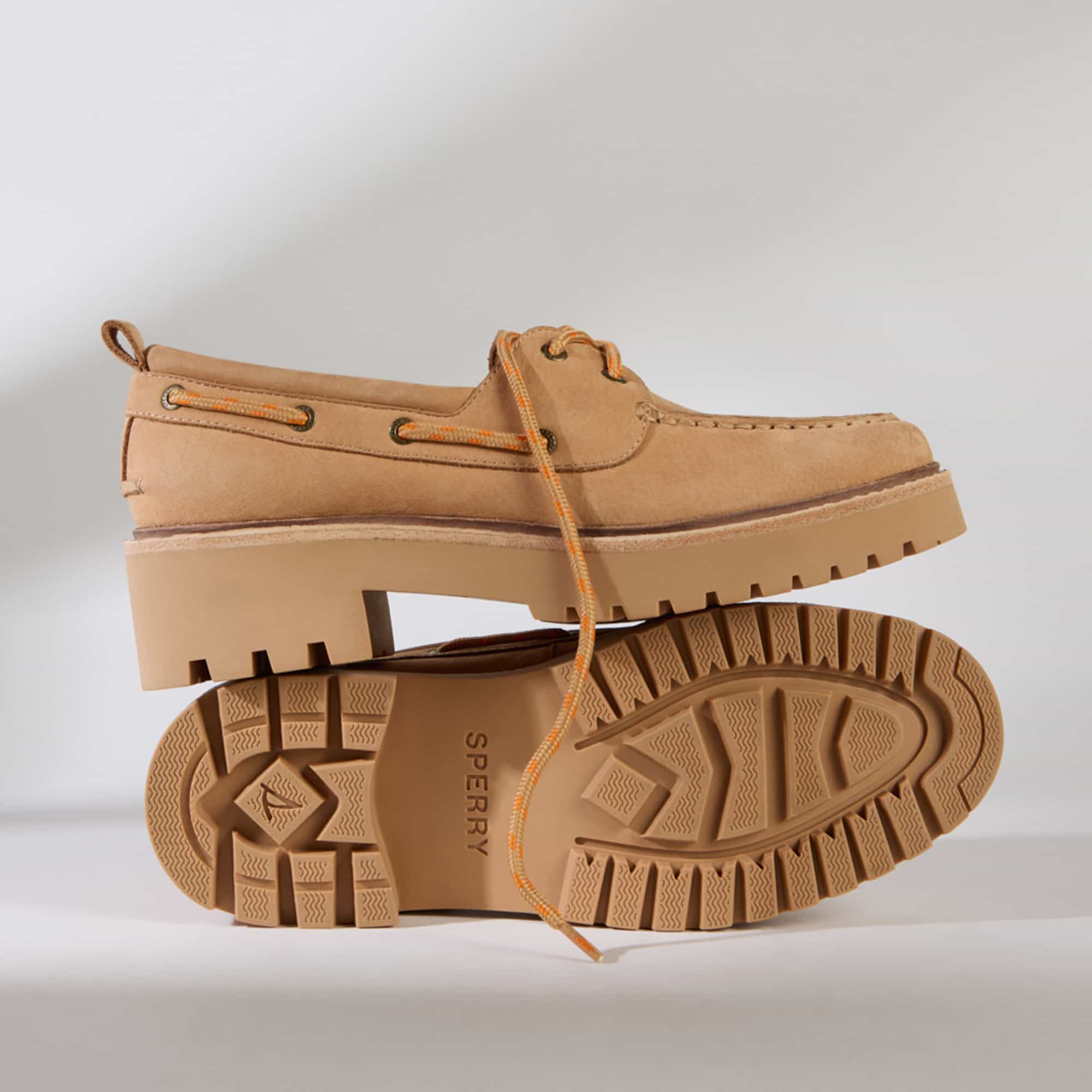 Authentic Original™ Lug 2-Eye Boat Shoe Tan 14087127 | Sperry Boat Shoes