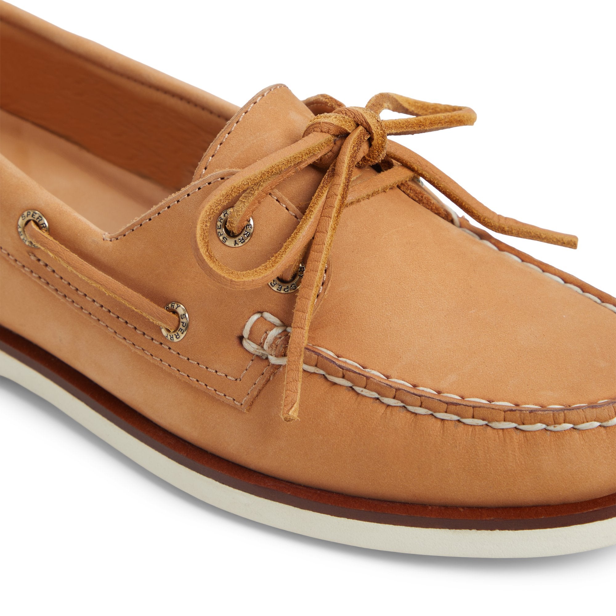 Gold Authentic Original™ 2-Eye Lite Boat Shoe Tan Women's Women | Sperry Boat Shoes