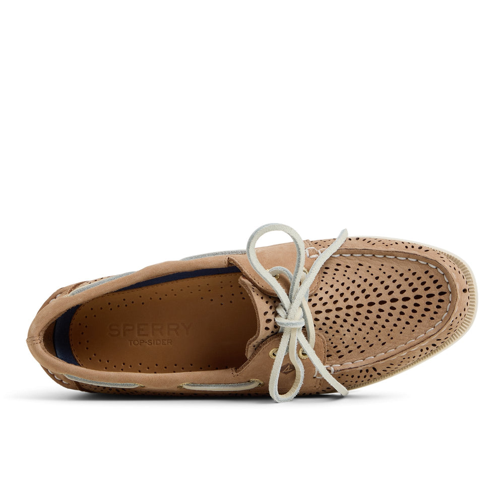 Authentic Original™ 2-Eye Lite Boat Shoe perf Medium Beige Women's Women | Sperry Boat Shoes