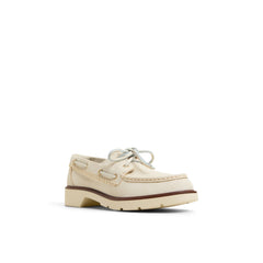 Wells boat Cream Women's Leather | Sperry Boat Shoes