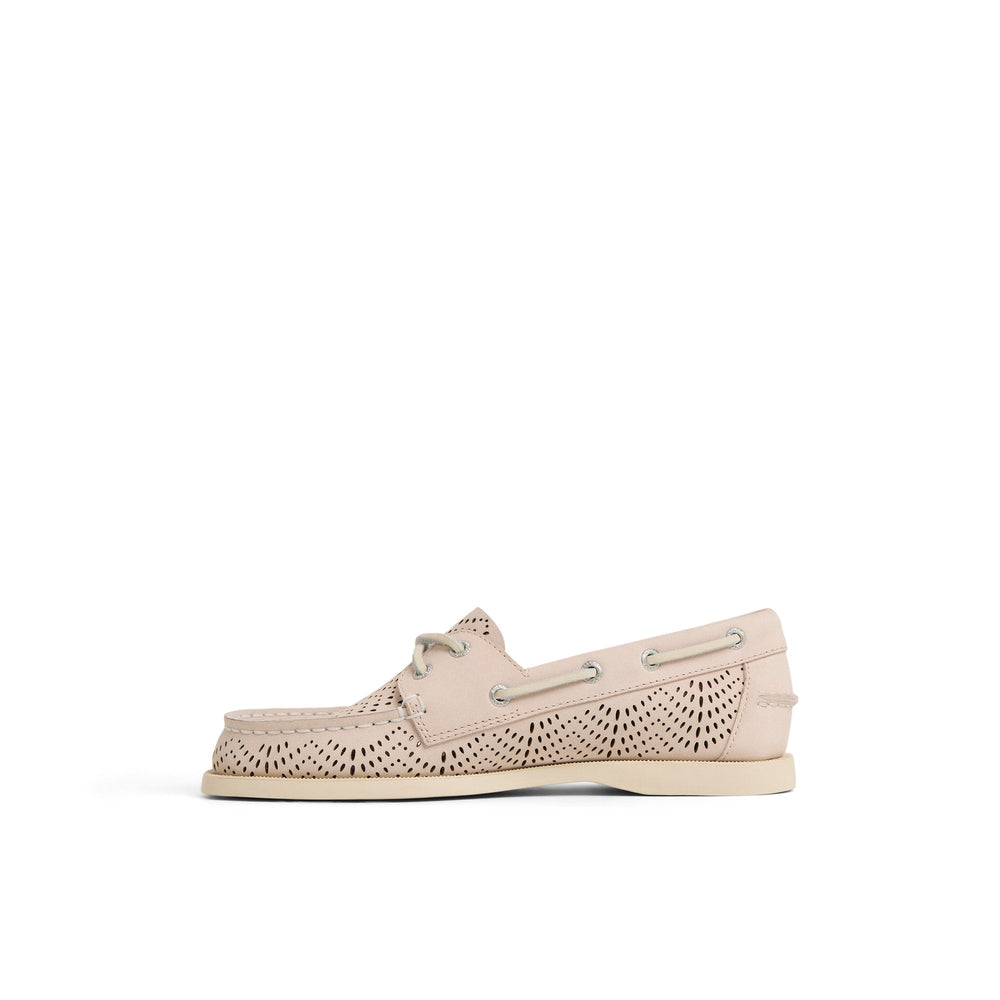 Authentic Original™ 2-Eye Perforated Boat Shoe Light Pink | Sperry Boat Shoes