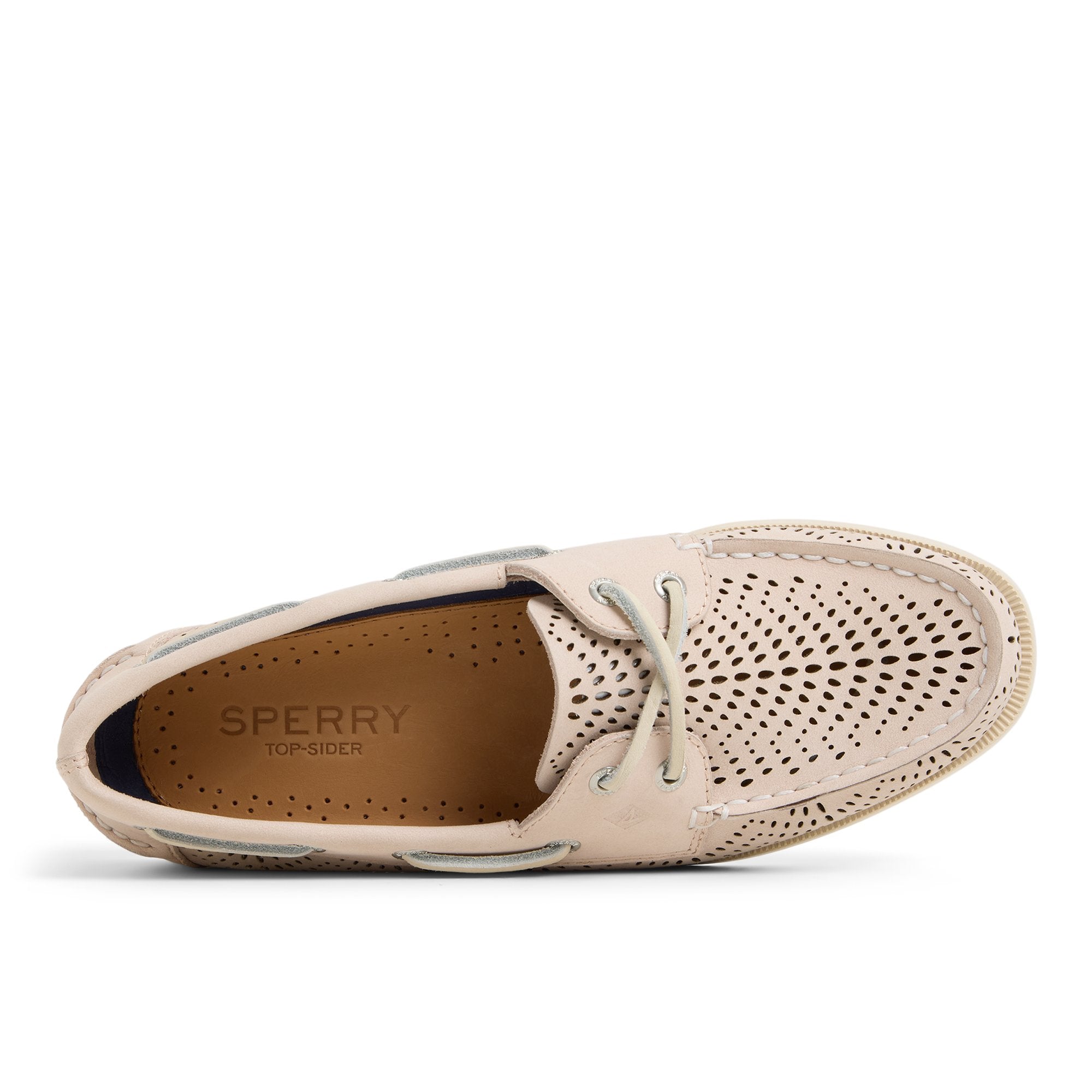 Authentic Original™ 2-Eye Perforated Boat Shoe Light Pink | Sperry Boat Shoes