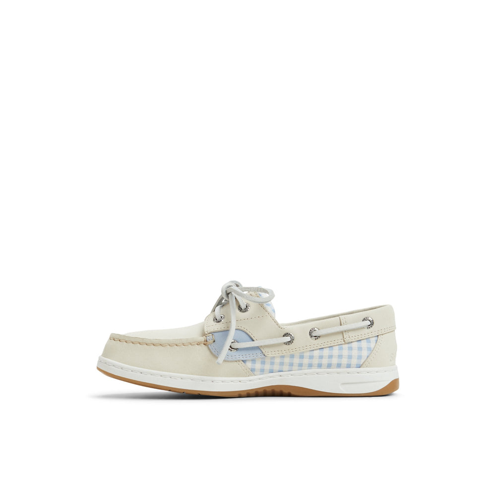 Bluefish2eye Light/Pastel Blue Women's Leather | Sperry Boat Shoes