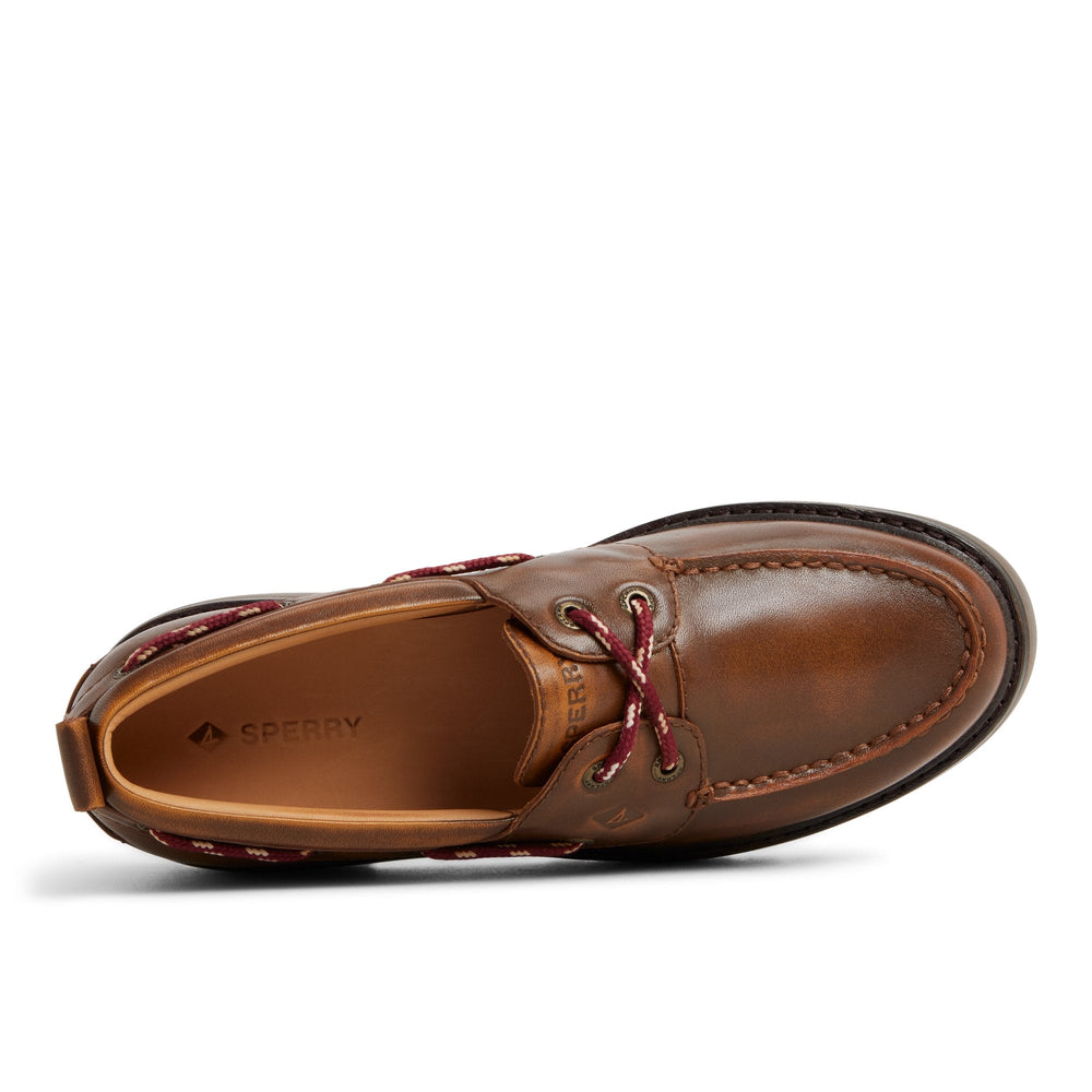 Authentic Original™ Lug 2-Eye Boat Shoe Brown | Sperry Boat Shoes