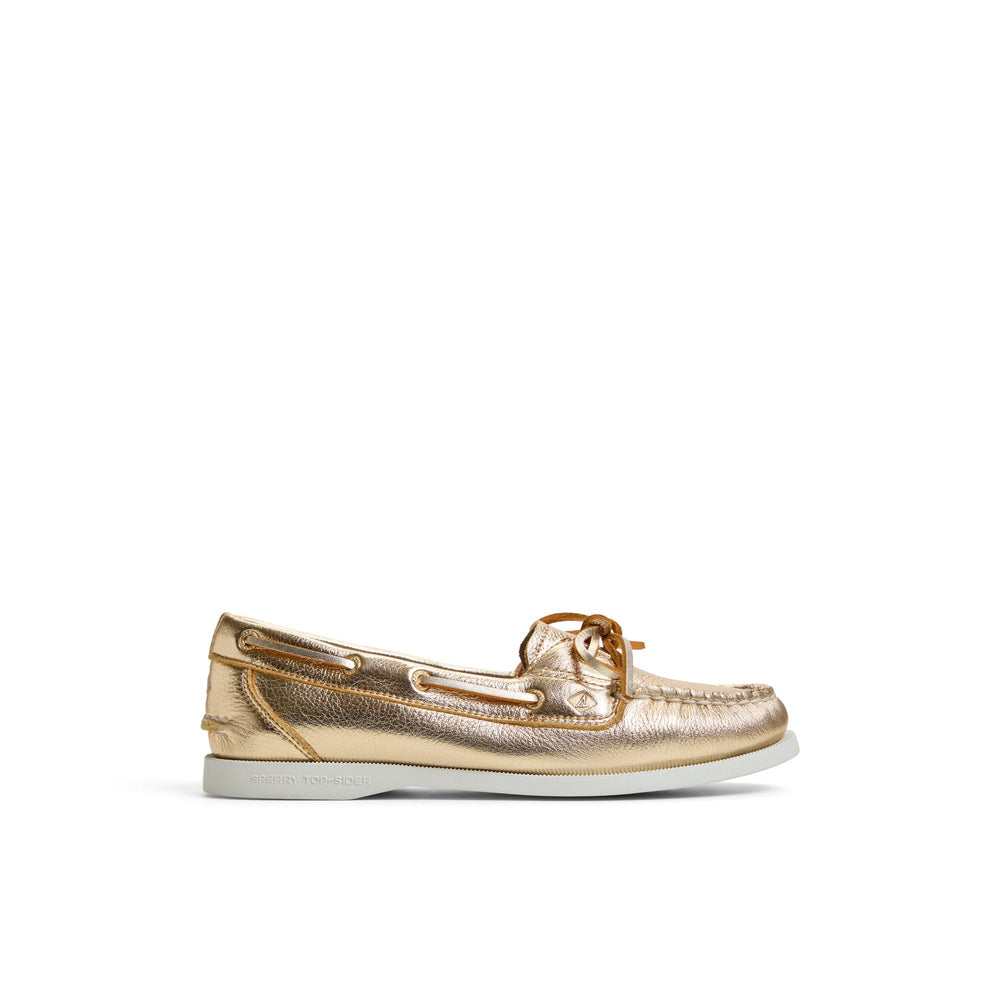 Authentic Original™ 1 Eye Boat Shoe Gold Women's Leather | Sperry Boat Shoes