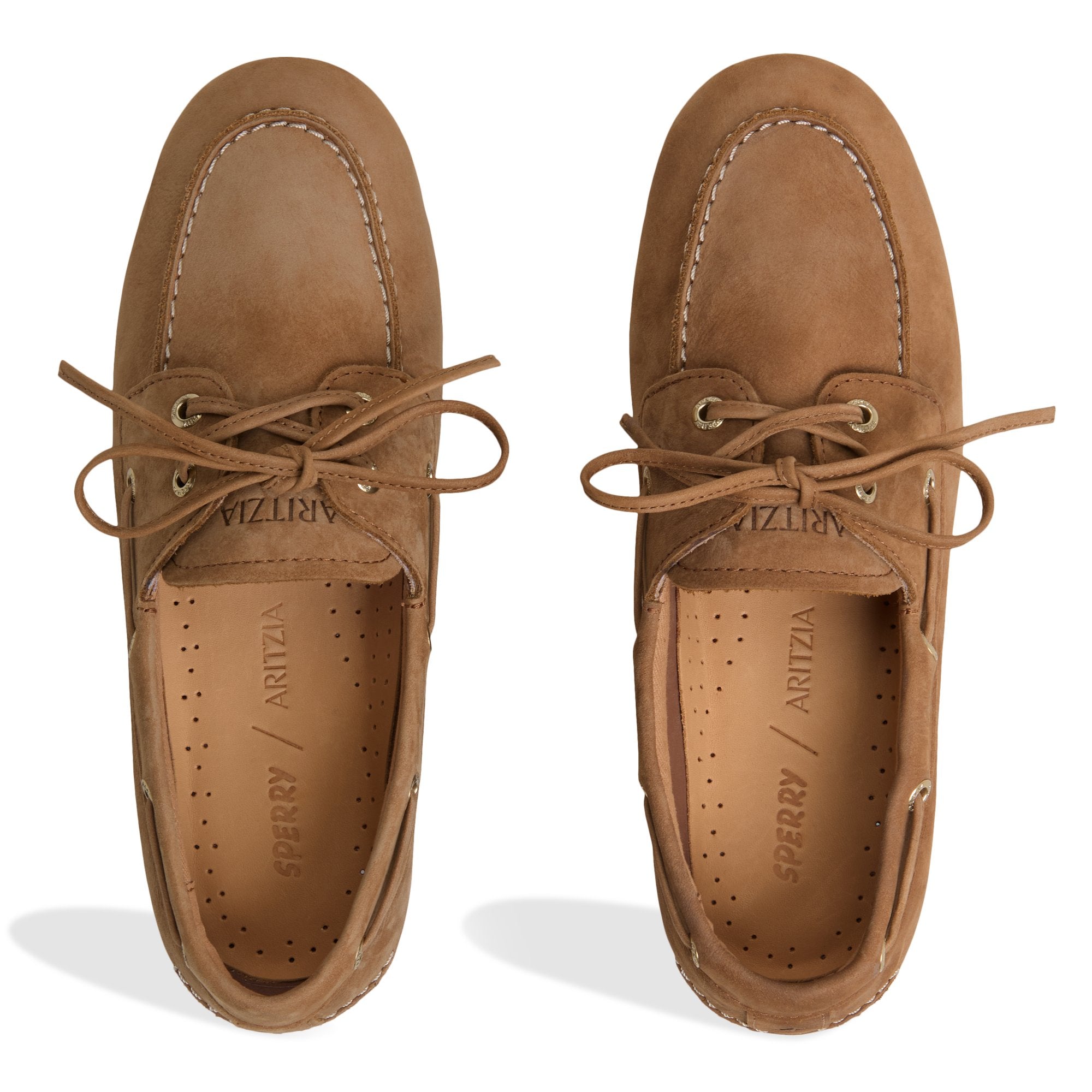Sperry x Aritzia Slim Boat Shoe Tan | Sperry Boat Shoes