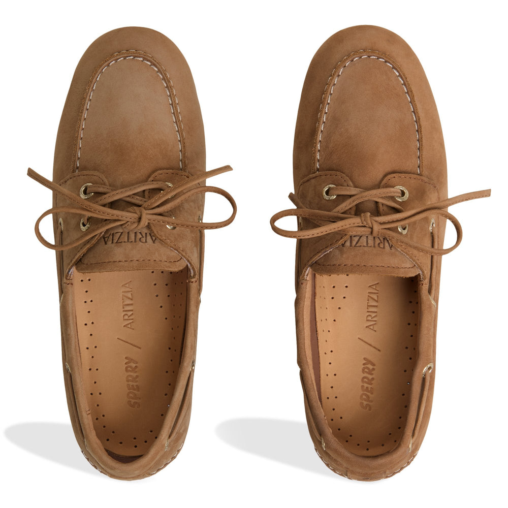 Sperry x Aritzia Slim Boat Shoe Tan | Sperry Boat Shoes