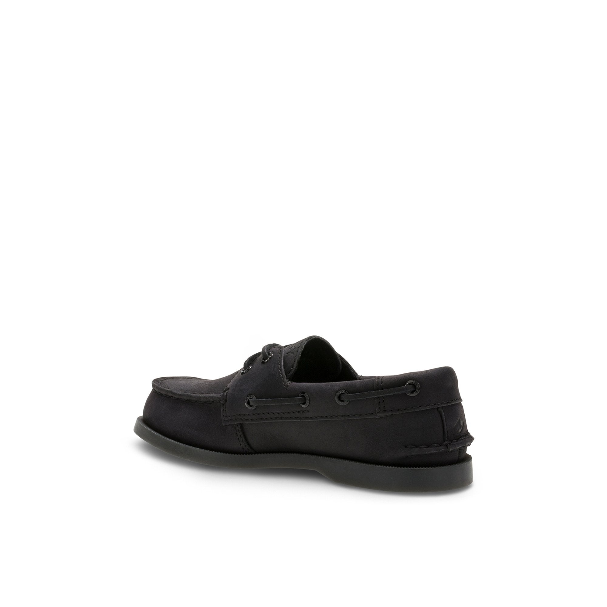 Aokleather Black Kids Boat Shoes | Sperry Boat Shoes