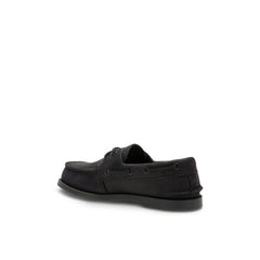 Aokleather Black Kids Boat Shoes | Sperry Boat Shoes