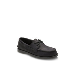 Aokleather Black Kids Boat Shoes | Sperry Boat Shoes