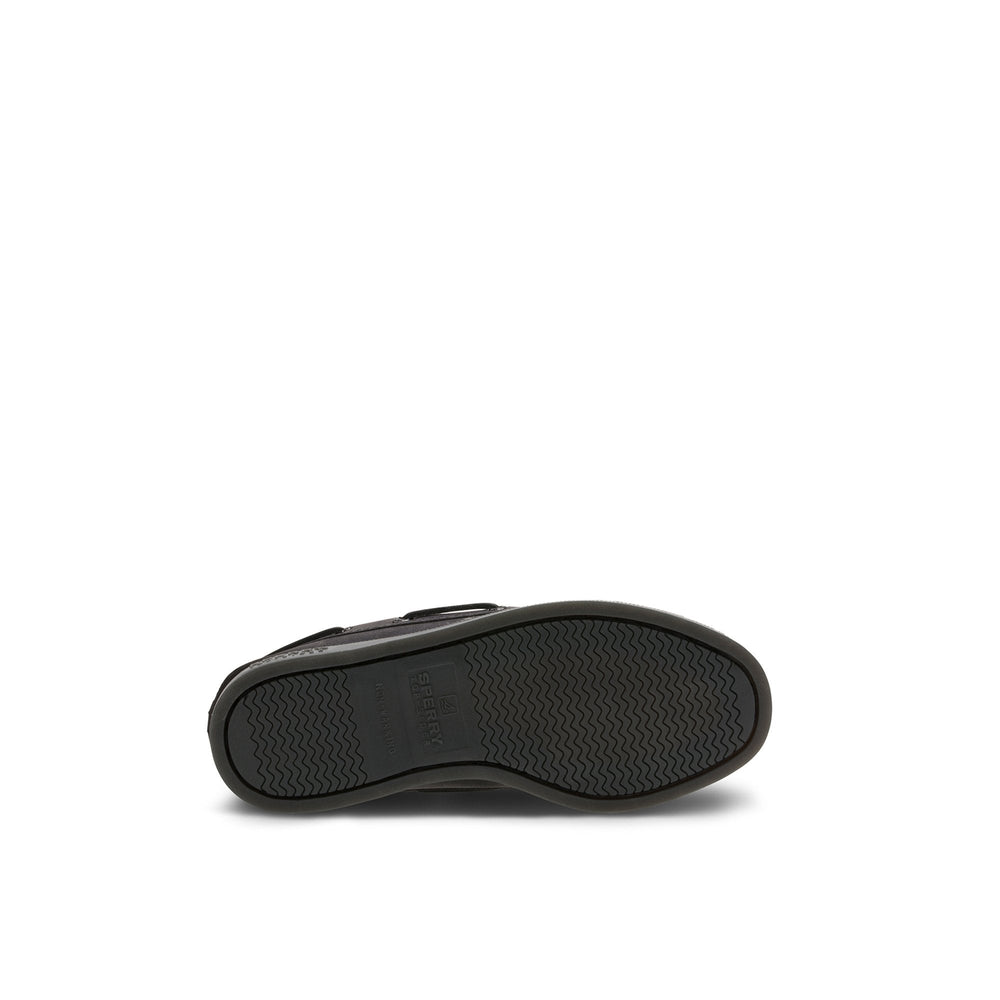 Aokleather Black Kids Boat Shoes | Sperry Boat Shoes