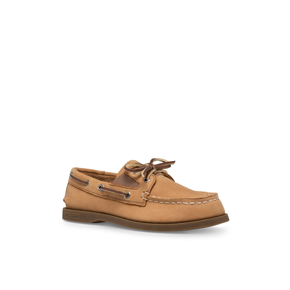 Aosliponklea Dark Brown Kids Boat Shoes | Sperry Boat Shoes