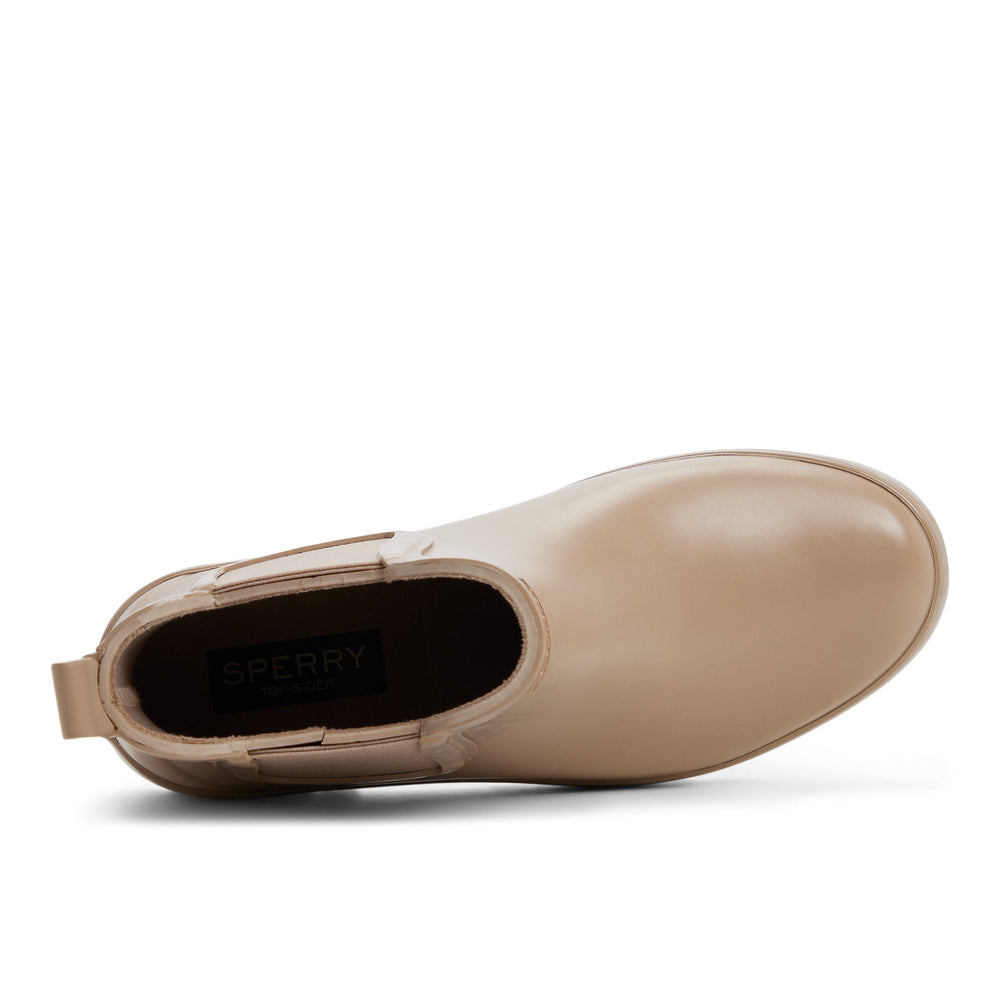 Drizzle Chelsea Rain Boot Taupe