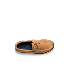 Aokleather Dark Brown Kids Boat Shoes | Sperry Boat Shoes